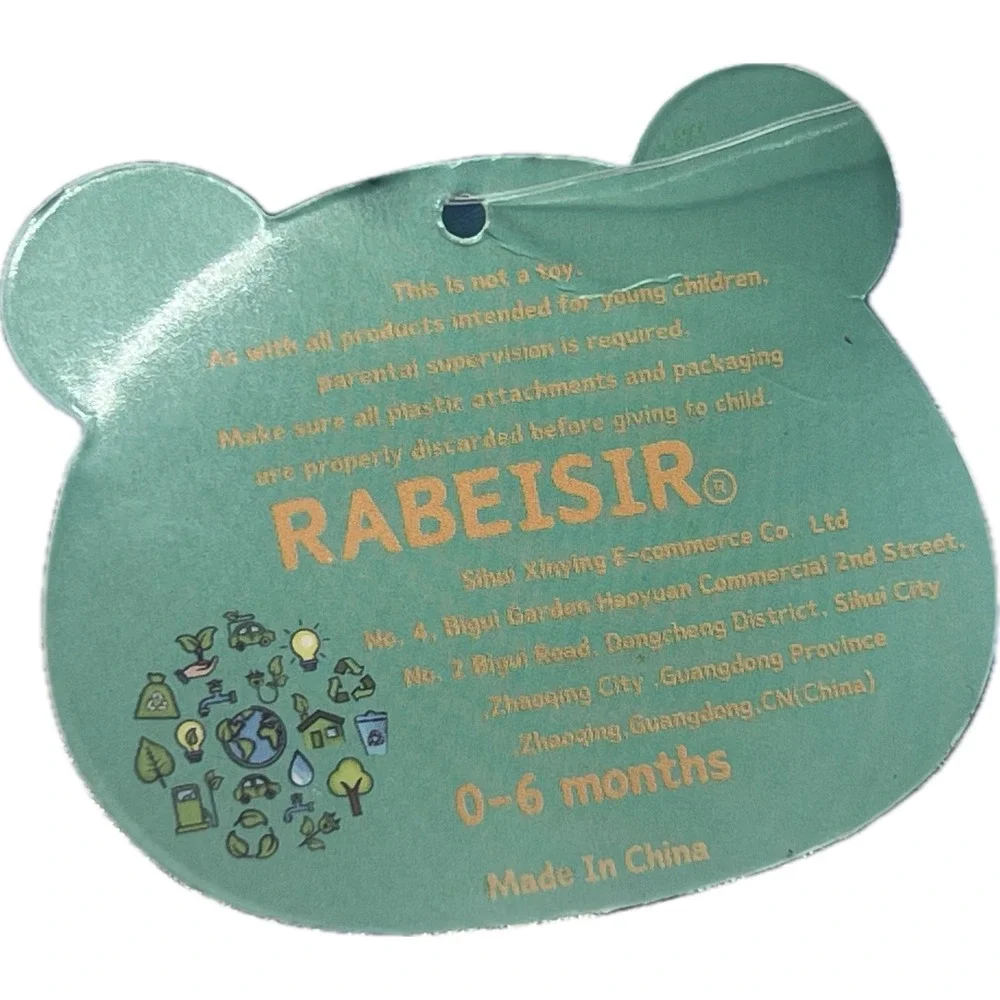 Rabeisir Baby Boy Bear Sandals Navy Blue Fisherman Shoes 0-6 Months NWT